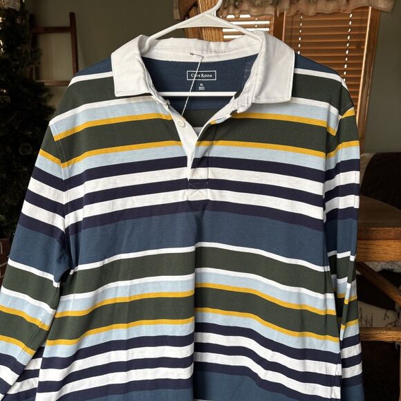 Club Room Vintage Polo Shirt Men's XL Blue Green + Long Sleeve - Picture 2 of 7